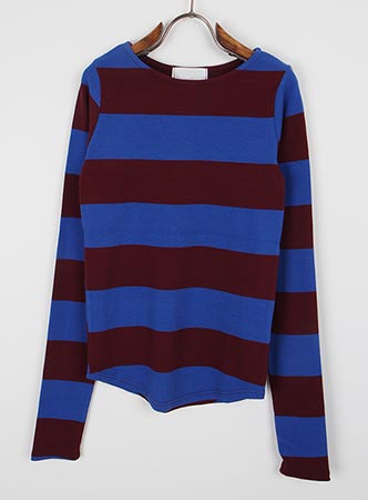 stripe knit top (3 colors)