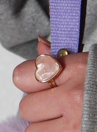 marble heart ring (2 colors) 