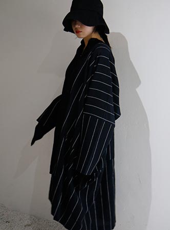 stripe oversize yukata(2 colors) 