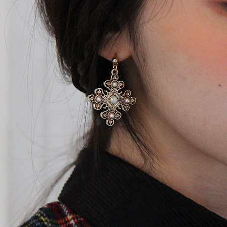 antique earring 5 set