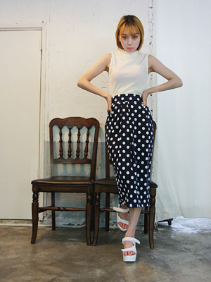 dot balloon long skirt (3color)