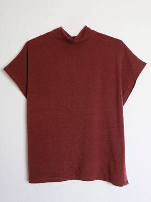 simple high-neck tee (3 color)