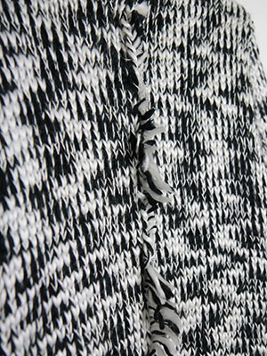 mixcolour bulky knit  long cardigan (2 color)