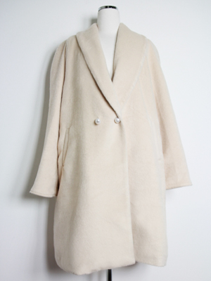 pearl button vintage coat (3 color)