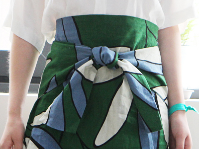 flower ribbon skirt (2 colors)