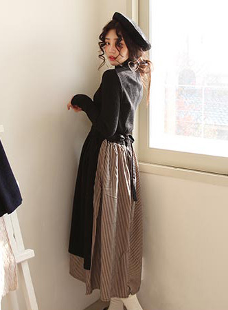apron skirt (2 colors) 