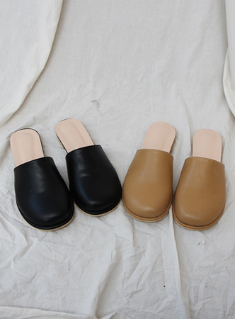 round toe slipper (2 colors)
