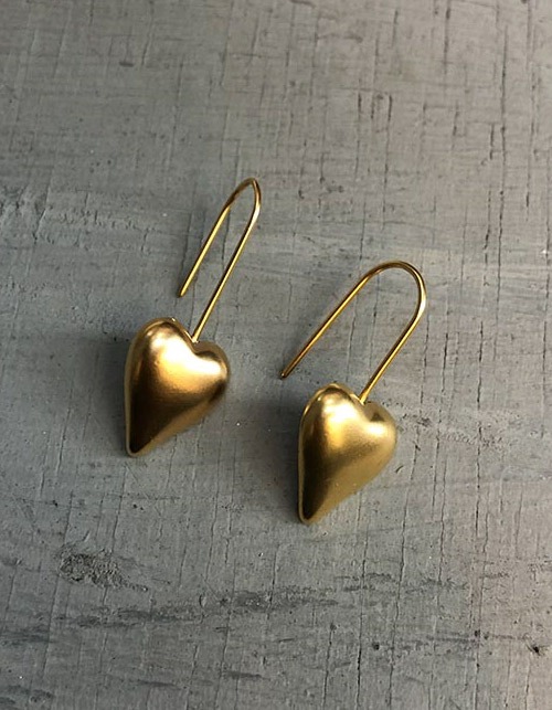 matt gold ♡ earring