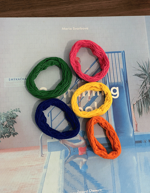 vivid color hair string set