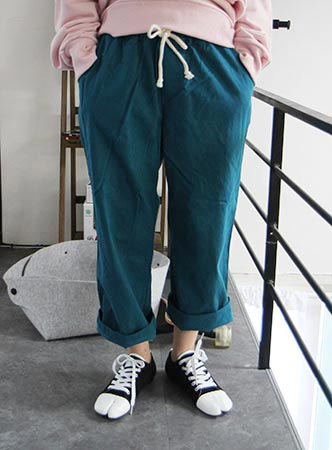 cotton color pants (only mint M size)