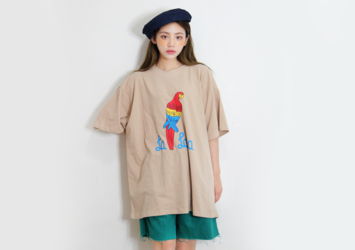 parrot t-shirt (2 colors)