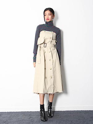 trench onepiece (2 colors)
