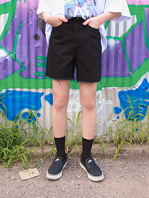 basic black short pants (3 sizes)