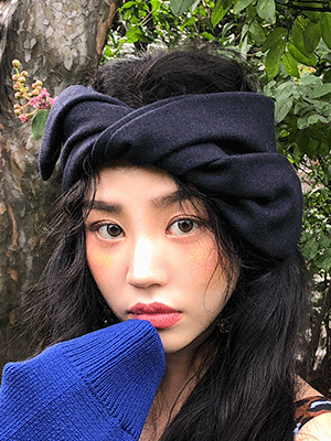Wool turban hair band (2 colors)