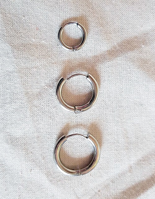 O ring simple earring (3 sizes)