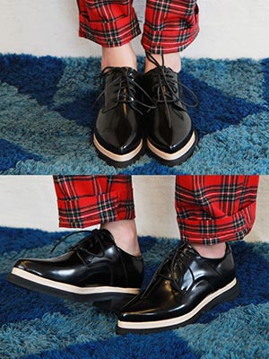 stiletto heel loafer (2 type/5 size)