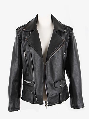 black leather rider jacket (2 size)