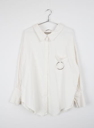○ ring  corduroy oversize  shirts (2 colors)