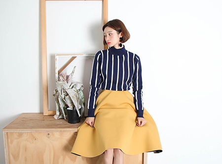 neo flare skirt (2 colors)