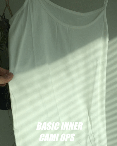 basic inner cami ops (3 colors)
