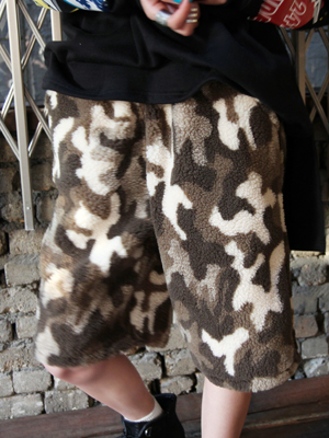 mokomoko pattern pants(2type)