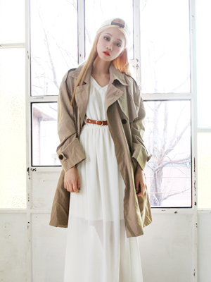 spring trench coat (3color)