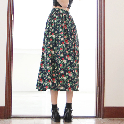 flower vent skirt (2color)
