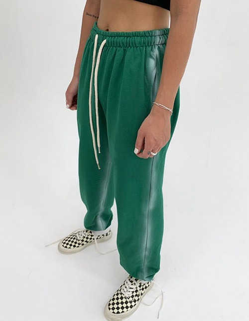 spray painting line jogger pants (3 colors)