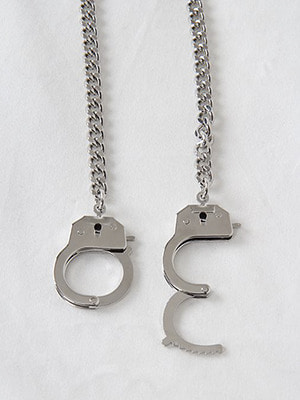 bold handcuffs necklace