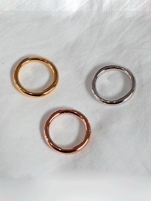 [silver925]3mm ring (3 colors)