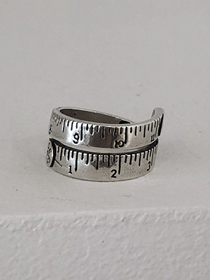 [925 silver]measuring tape