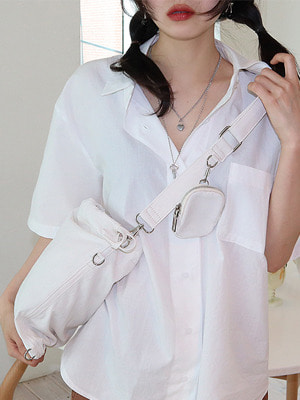 pocket sling bag &amp; mini pouch (2 colors)