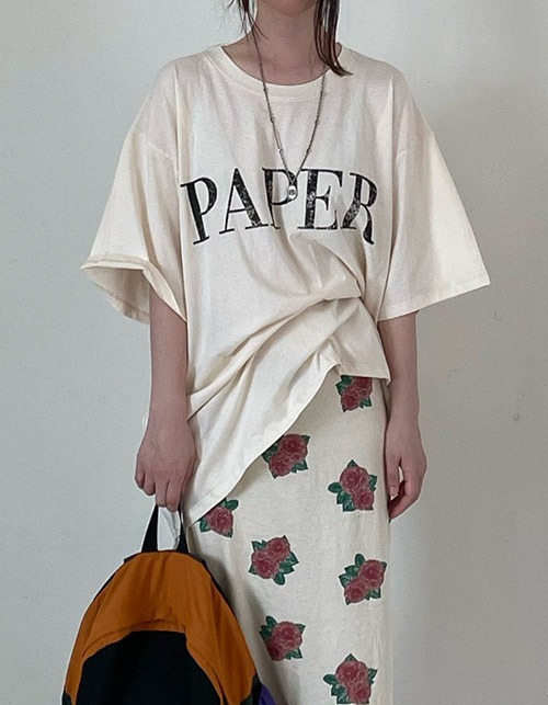 PAPER TEE (2 colors)