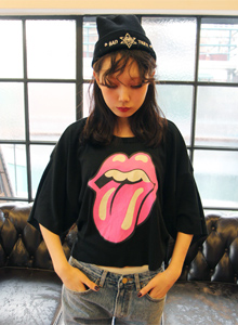 rolling stone short tee (2color)
