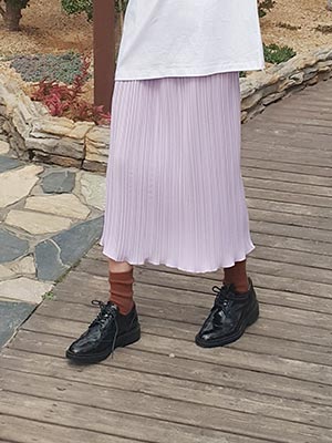 vivid pleats midi skirt(3 colors) 