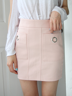 circle mini skirt (2 colors)