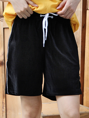 velour shorts (3 colors)